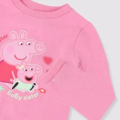 Vestido French Terry Peppa Pig para Niñas 3-6 Años