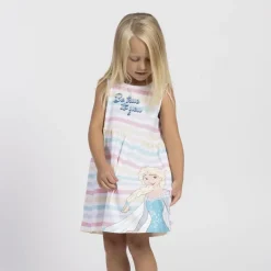 Vestido Infantil Frozen de Algodón