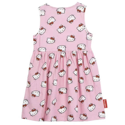 Vestido infantil rosa Hello Kitty