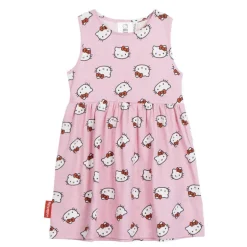 Vestido infantil rosa Hello Kitty