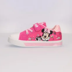 Zapatilla Loneta Minnie con Luces y Suela PVC