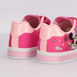 Zapatilla Loneta Minnie con Luces y Suela PVC