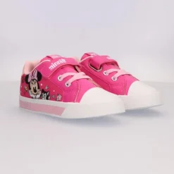 Zapatilla Loneta Minnie con Luces y Suela PVC