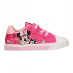 Zapatilla Loneta Minnie con Luces y Suela PVC