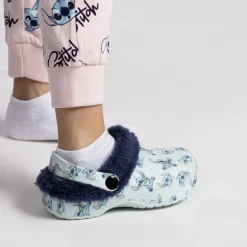 Zapatillas de Casa Zueco Borreguillo Stitch