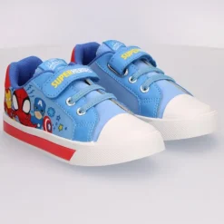 Zapatillas Loneta Spidey con Luces y Suela de PVC